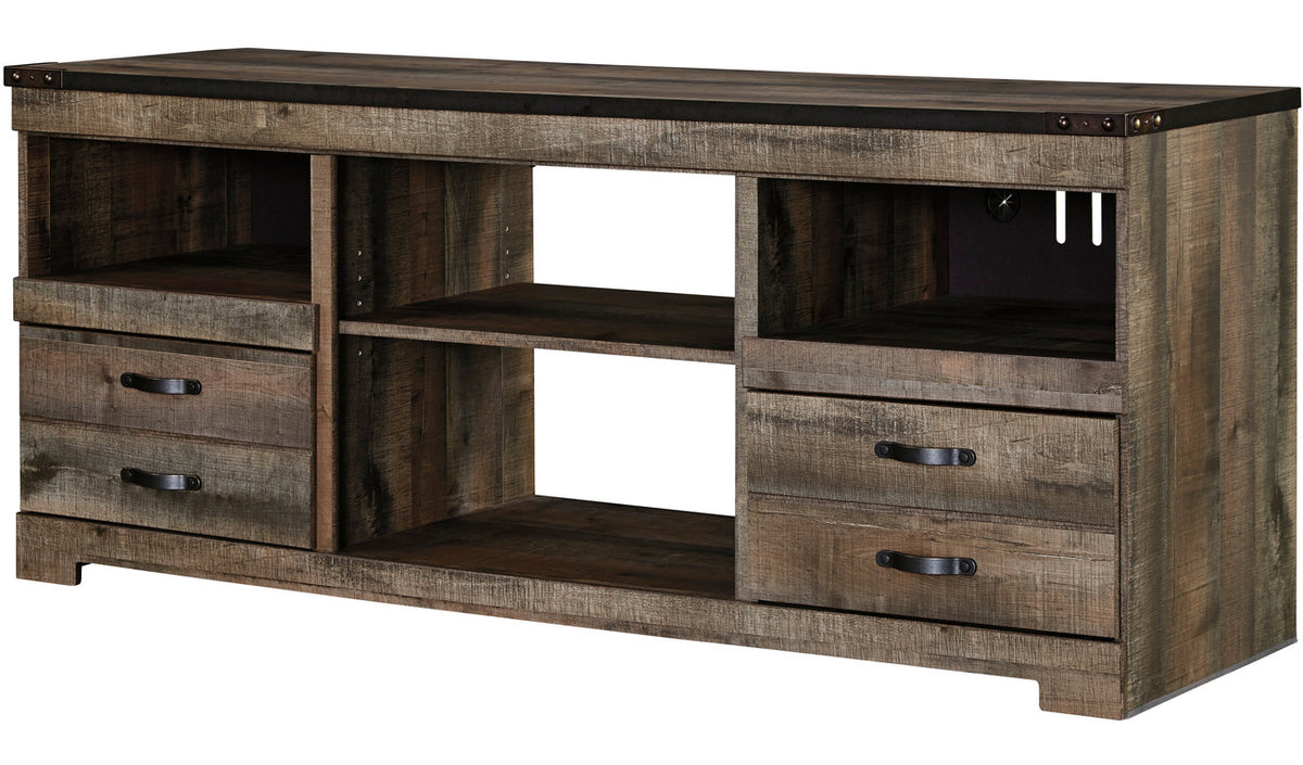BENNI Rustic Brown 63" Wide TV Stand