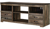 BENNI Rustic Brown 63" Wide TV Stand