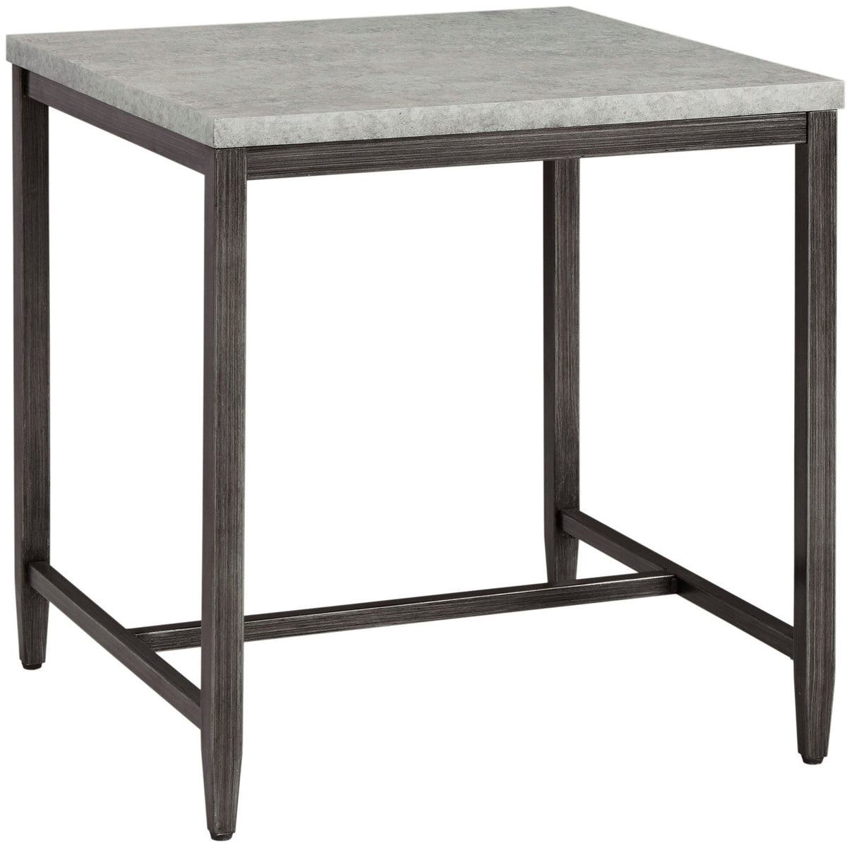 BETTON Faux Concrete 24" Wide End Table