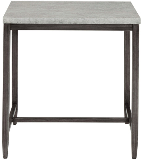 BETTON Faux Concrete 24" Wide End Table