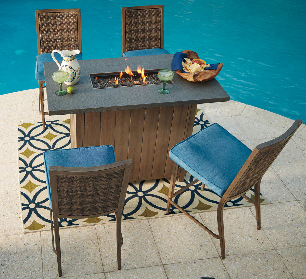 Boboli Outdoor 5 PC Bar Set