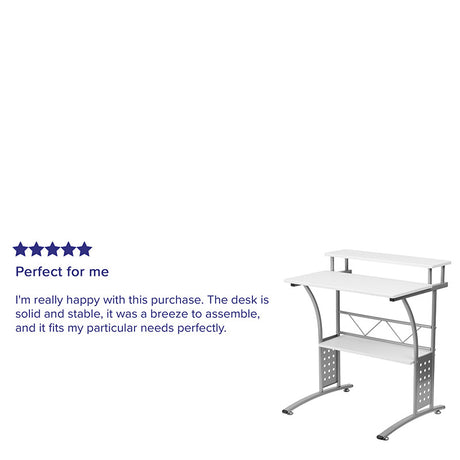 BOHDI White 28" Wide Desk