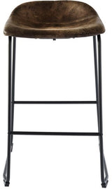 BRANSON Brown Barstool