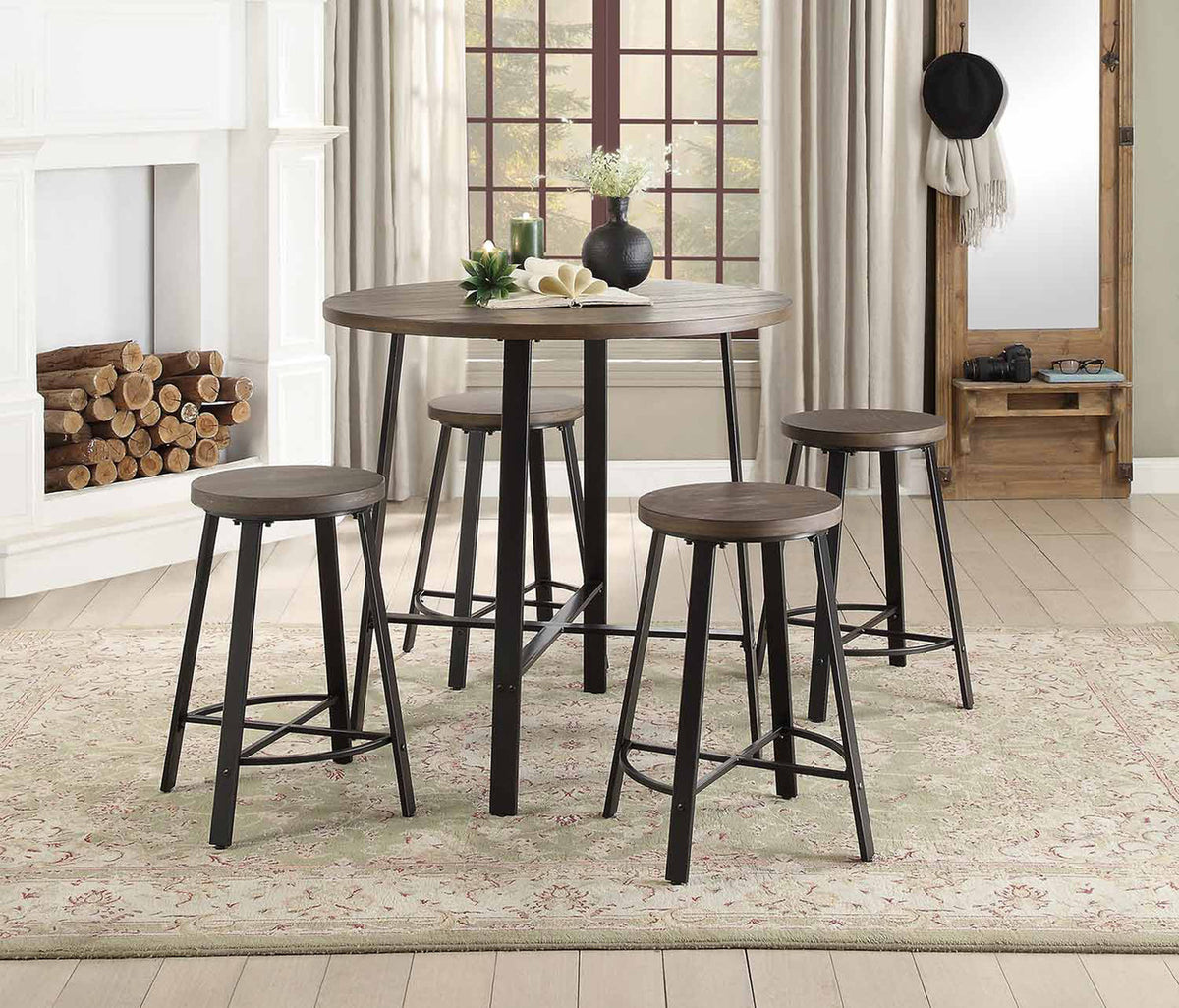 BRANT 5-PC Counter Height Set
