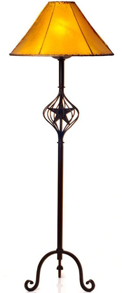 BRAZORIA Leather 65" Height Floor Lamp