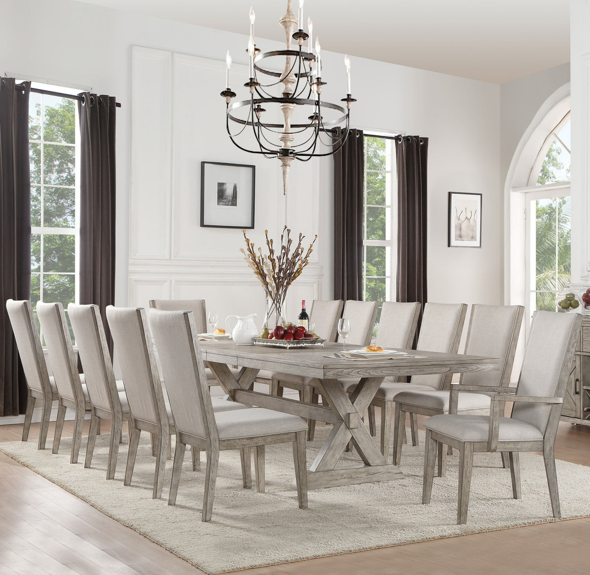 BRISBANE 13 Piece Dining Set