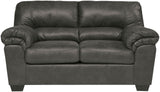 BRONCO Gray Sofa & Loveseat