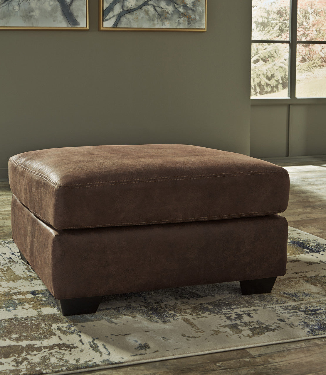 BRONCO Coffee 36" x 36" Ottoman