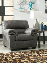 BRONCO Gray 40" Wide Arm Chair