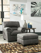 BRONCO Gray 40" Wide Arm Chair