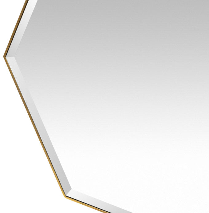 BROOKE 40" Gold Wall Mirror
