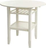 CADMUS Cream 3 Piece Counter Height Set