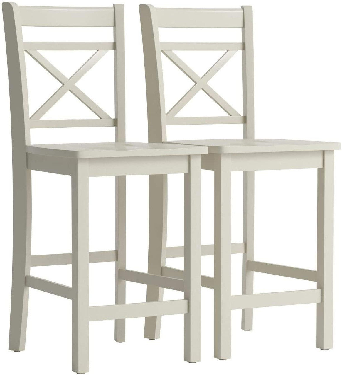 CADMUS Cream 3 Piece Counter Height Set