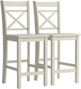 CADMUS Cream 3 Piece Counter Height Set