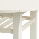 CADMUS Cream 40" Wide Counter Table with Drop Leaves