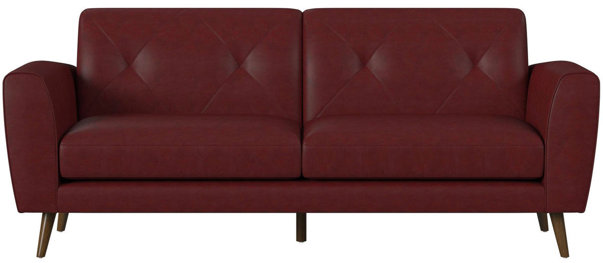 CAMBIANO Red 86" Wide x 36" Height Sofa