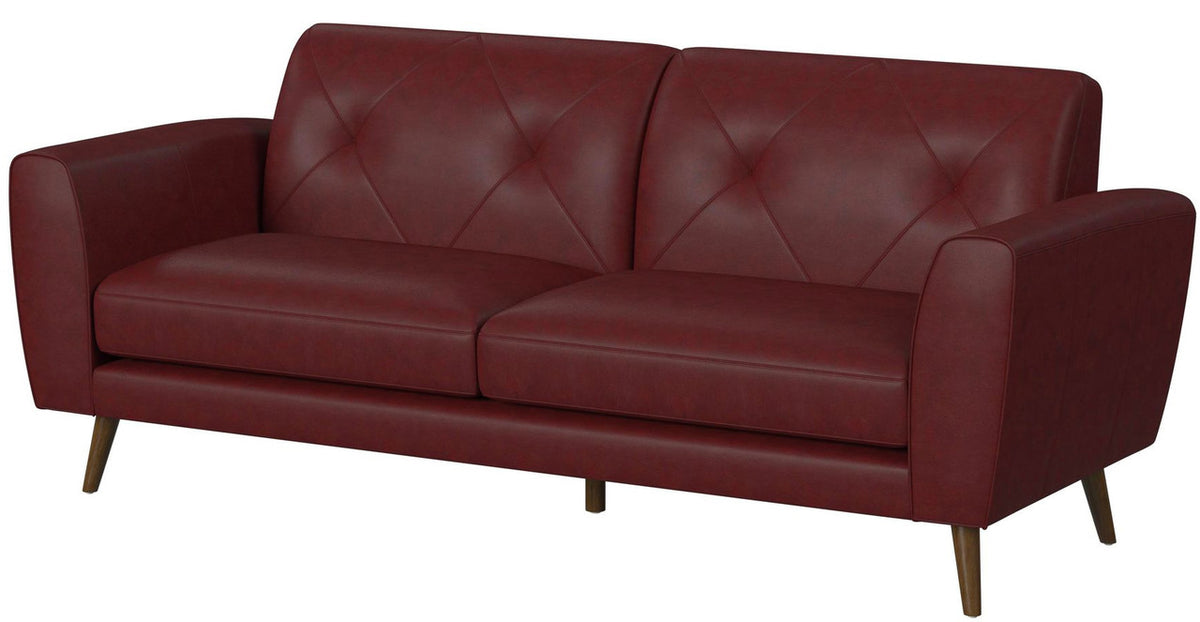 CAMBIANO Red 86" Wide x 36" Height Sofa