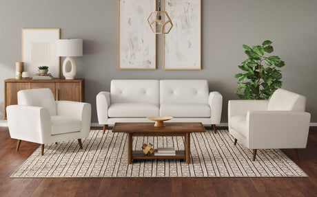 CAMBIANO White 86" Wide x 36" Height Sofa