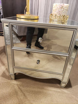 CANTERBURY Mirror 28" Wide x 29" Height Nightstand