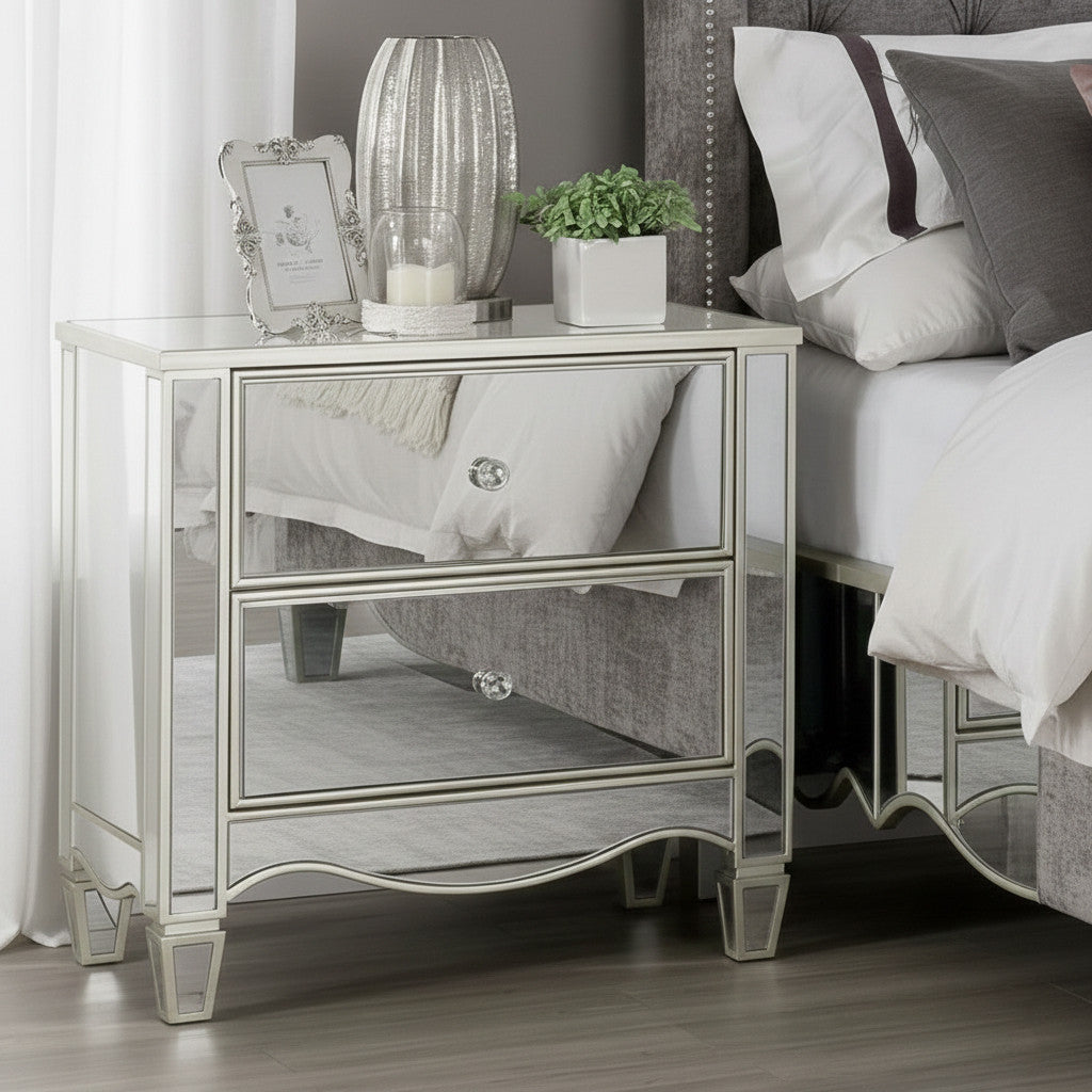 CANTERBURY Mirror 28" Wide x 29" Height Nightstand
