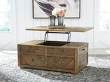 CARRICK 46" Wide Lift Top Coffee Table