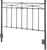 CARR Brown F/Q Metal Headboard Bed