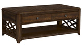 CASEY Brown 48" Wide Lift-Top Coffee Table