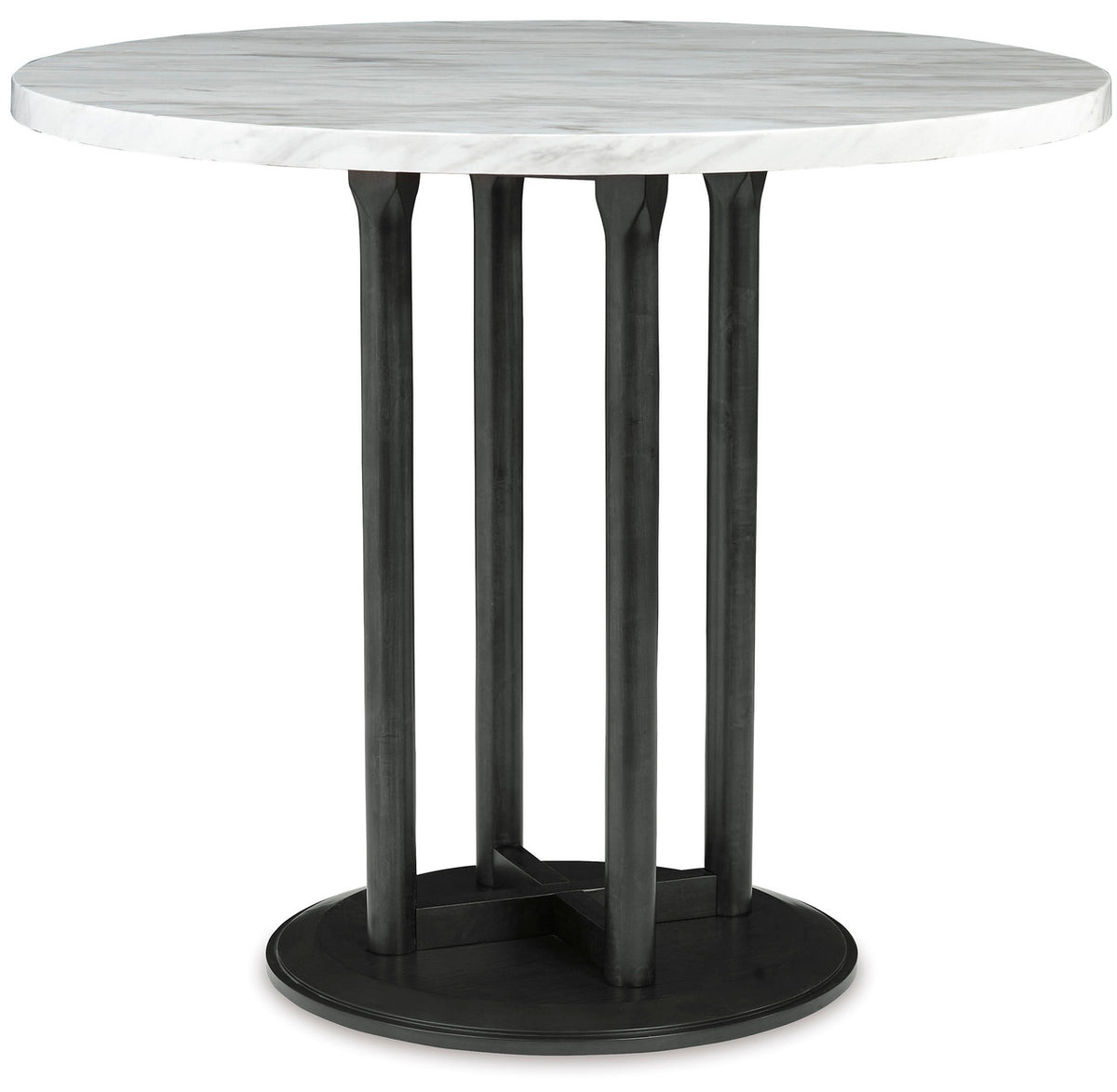 CAZIO Black 5 Piece Counter Height Set *CLEARANCE
