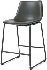 CAZIO Gray 19" Wide Counter Stool