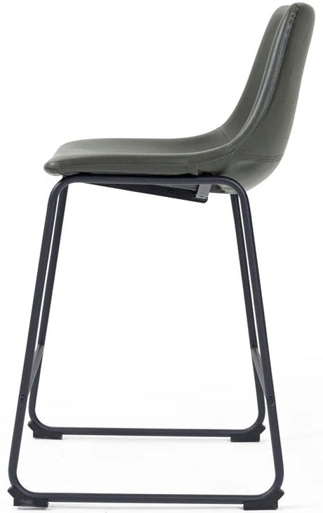 CAZIO Gray 19" Wide Counter Stool