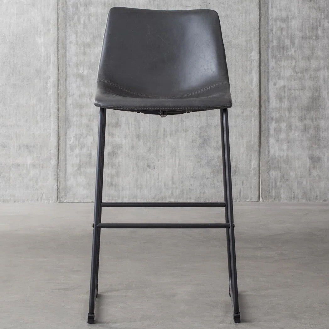 CAZIO Gray 19" Wide Barstool