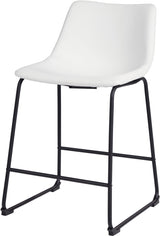 CAZIO White 19" Wide Counter Stool