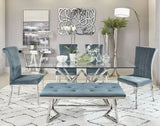 CECILIA Gray 6 Piece Dining Set