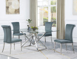 CECILIA Gray 5 Piece Dining Set