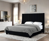CHANTAL Black Boucle 72" Tall Bed