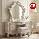 CHAPELHILL Bone White 67" Wide Vanity & Mirror