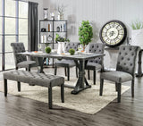 CIENNA Antique Black 72" Wide Dining Table