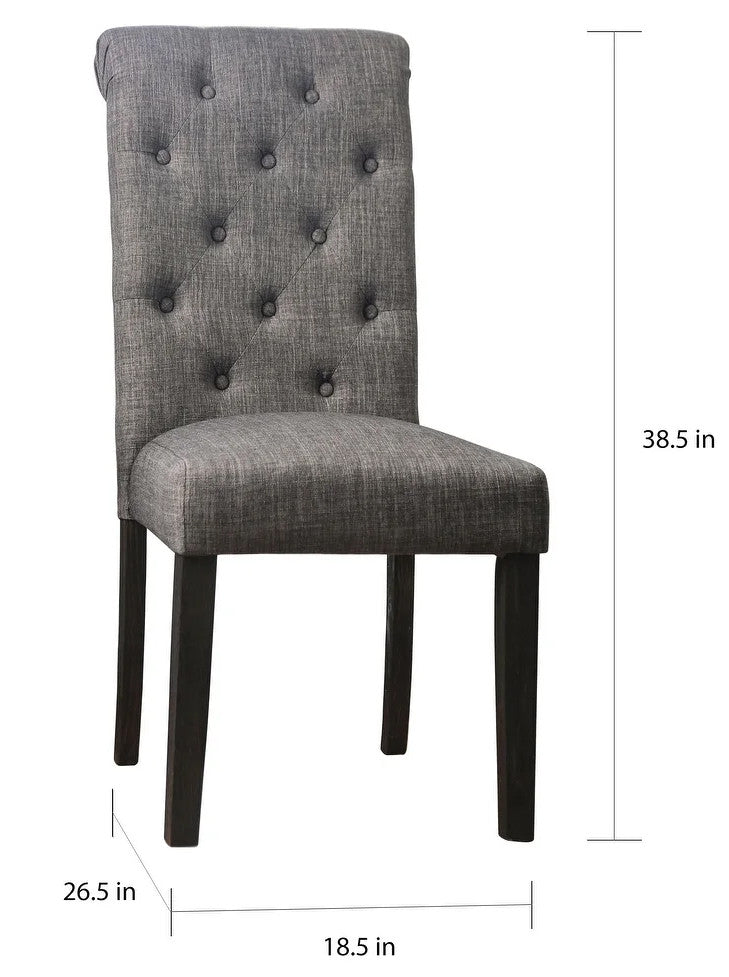 CIENNA Dark Gray 6 Piece Dining Set