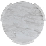 CINQUE White Faux Marble 3 Piece Table Set