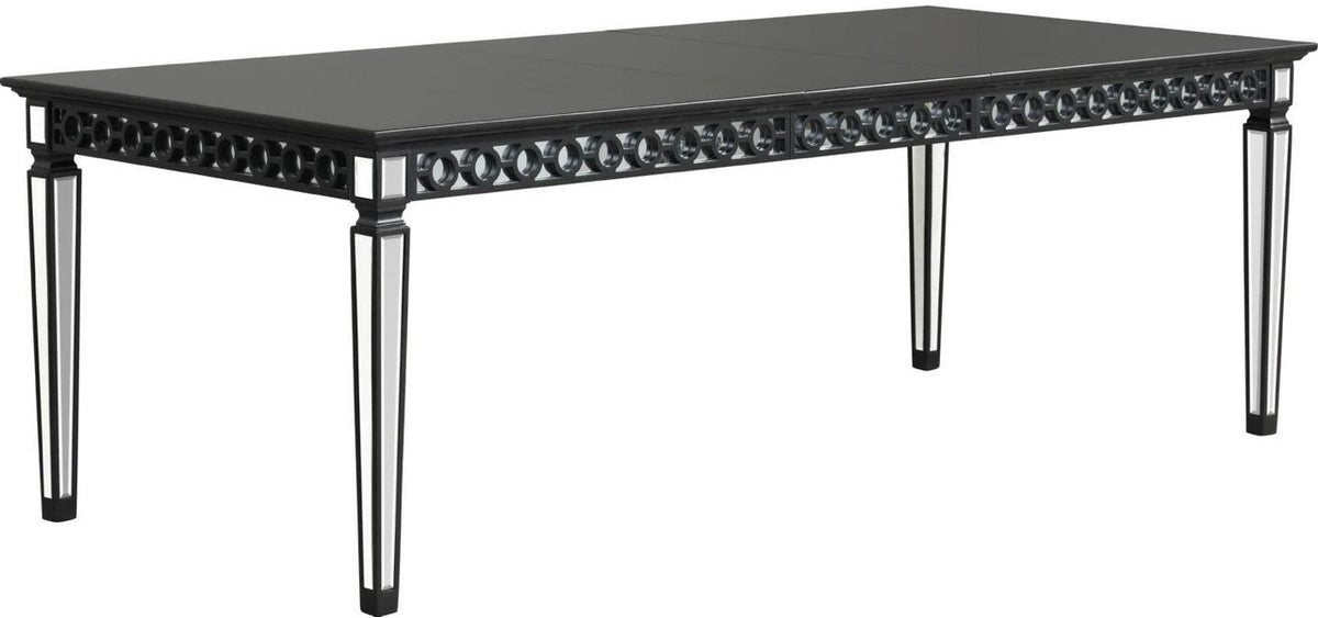 CLARATON Black 7 Piece Dining Set