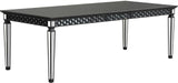 CLARATON Black 7 Piece Dining Set