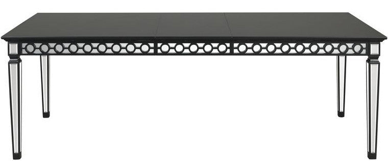 CLARATON Black 7 Piece Dining Set