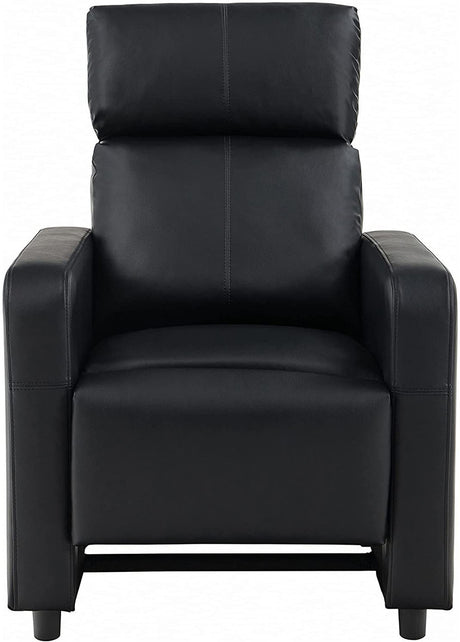 COLBY Black 30" Wide Push-Back Recliner