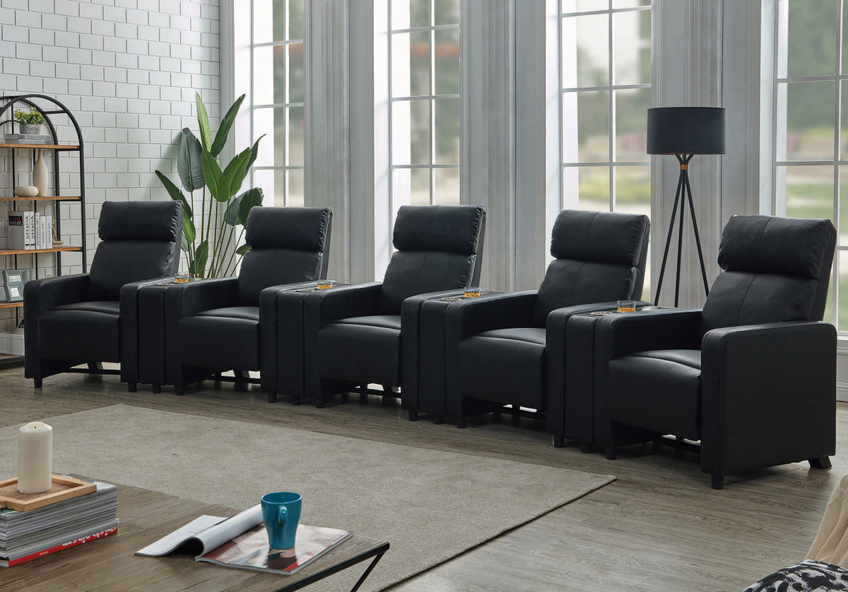 COLBY Black 9 Piece Home Theater Set