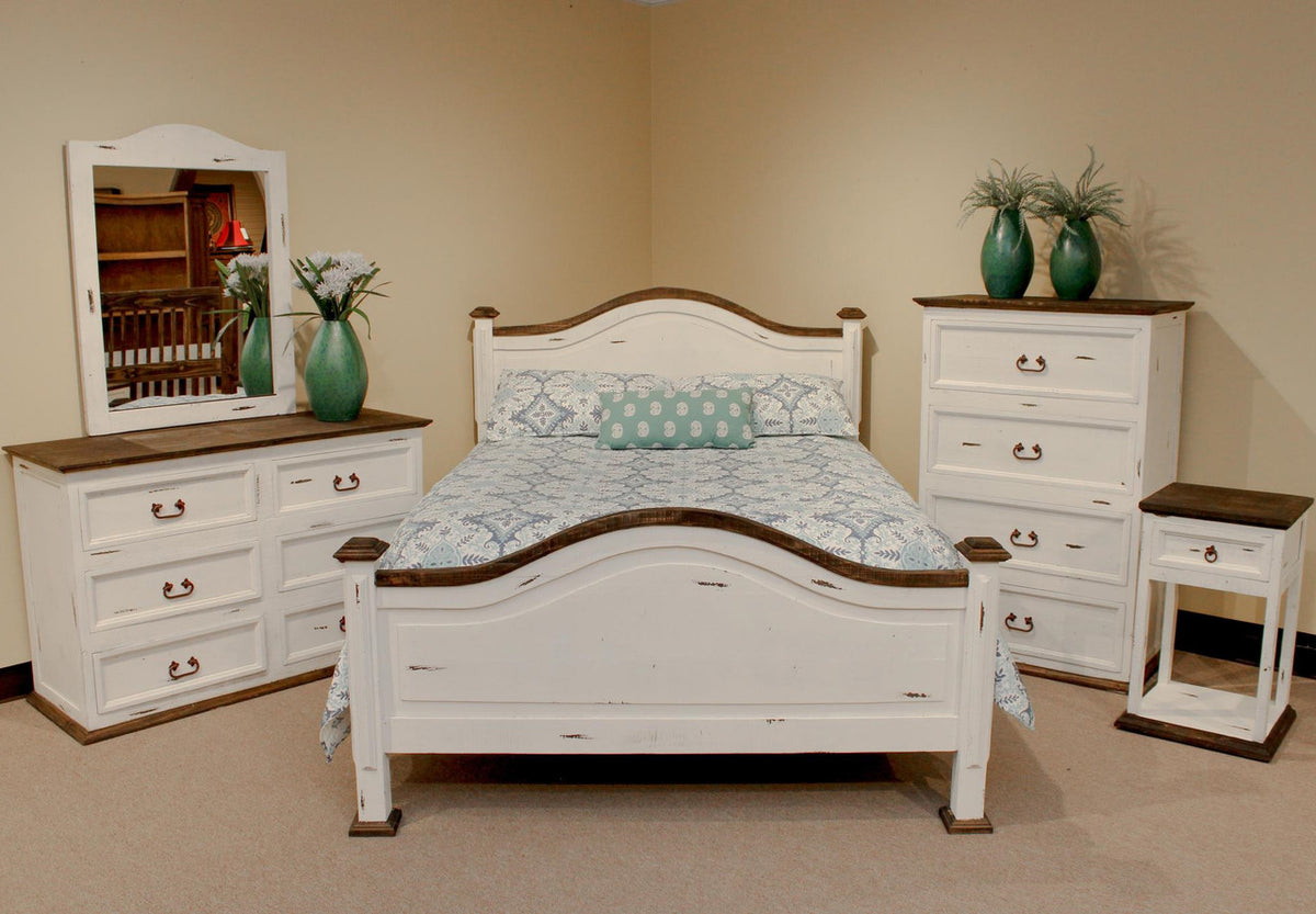 COLIMA White Bedroom Set