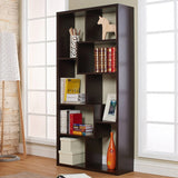 COLMER Dark Brown 35" x 71" Bookcase (RTA)