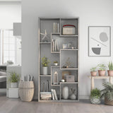 COLMER Light Gray 35" x 71" Bookcase (RTA)