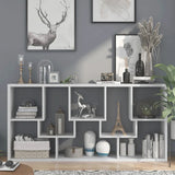 COLMER Pure White 71" x 35" Bookcase (RTA)