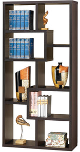 COLMER Dark Brown 35" x 71" Bookcase (RTA)