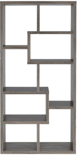 COLMER Dark Gray 35" x 71" Bookcase (RTA)